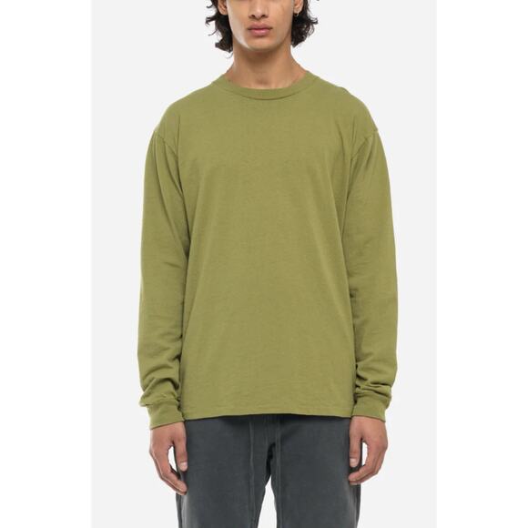 John Elliot SL University Tee Long Sleeve Crew Neck T-Shirt Casual Green XXL - Picture 1 of 11
